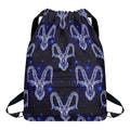 Astrology Capricorn Sign Print Drawstring Backpack