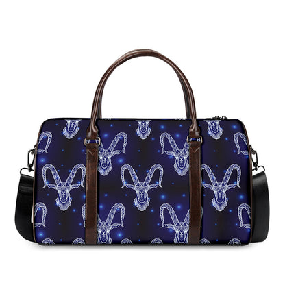 Astrology Capricorn Sign Print Duffle Bag