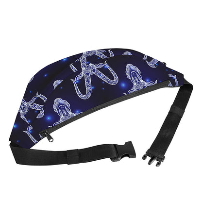 Astrology Capricorn Sign Print Fanny Pack