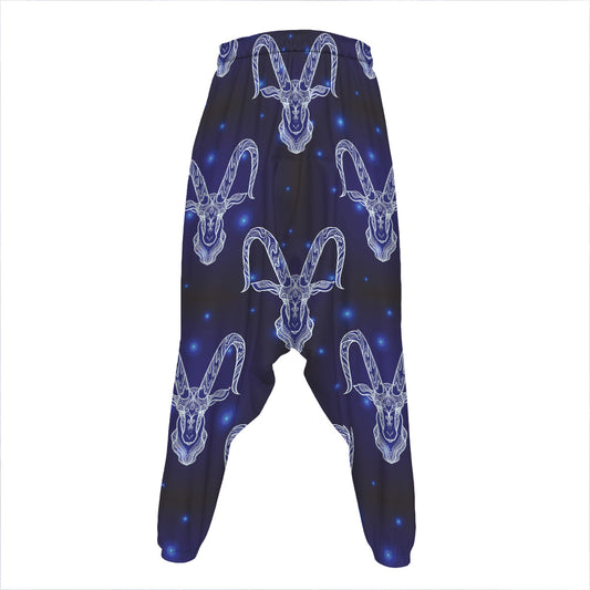 Astrology Capricorn Sign Print Hammer Pants