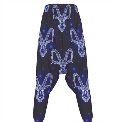 Astrology Capricorn Sign Print Hammer Pants