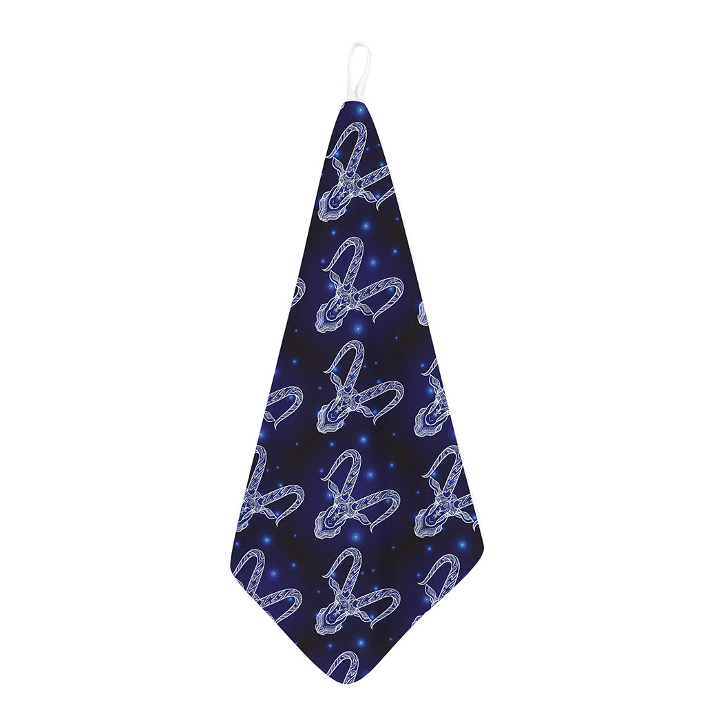 Astrology Capricorn Sign Print Hand Towel