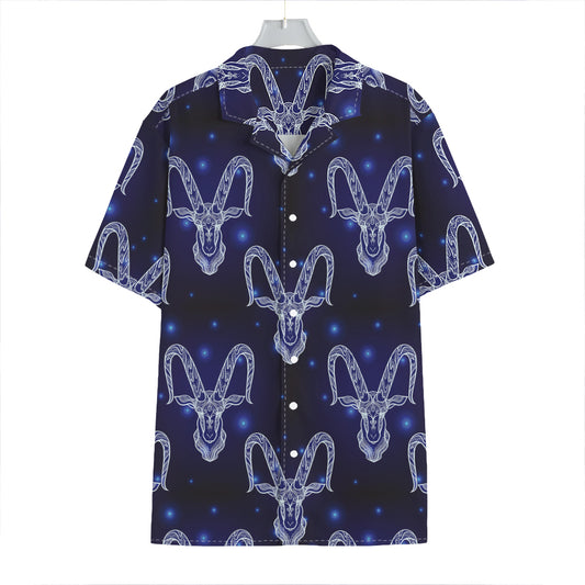 Astrology Capricorn Sign Print Hawaiian Shirt