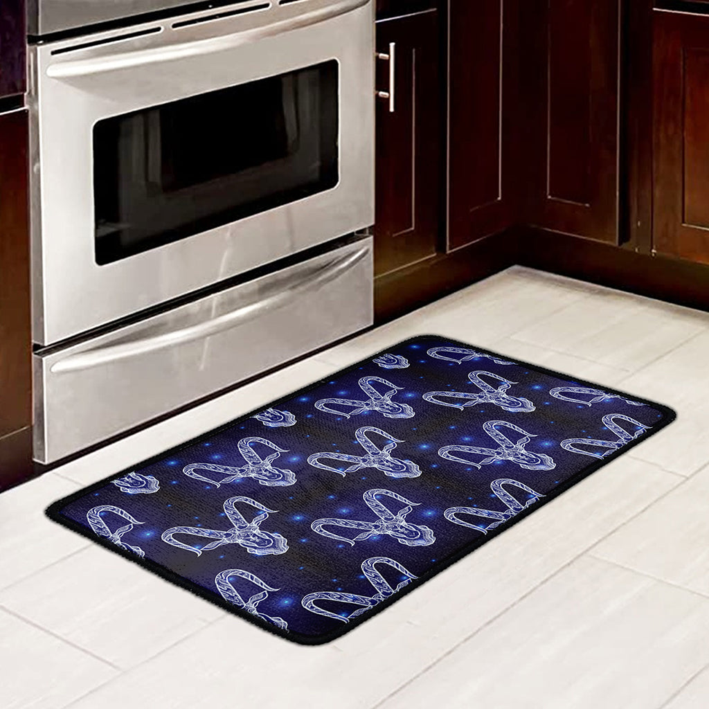 Astrology Capricorn Sign Print Kitchen Mat