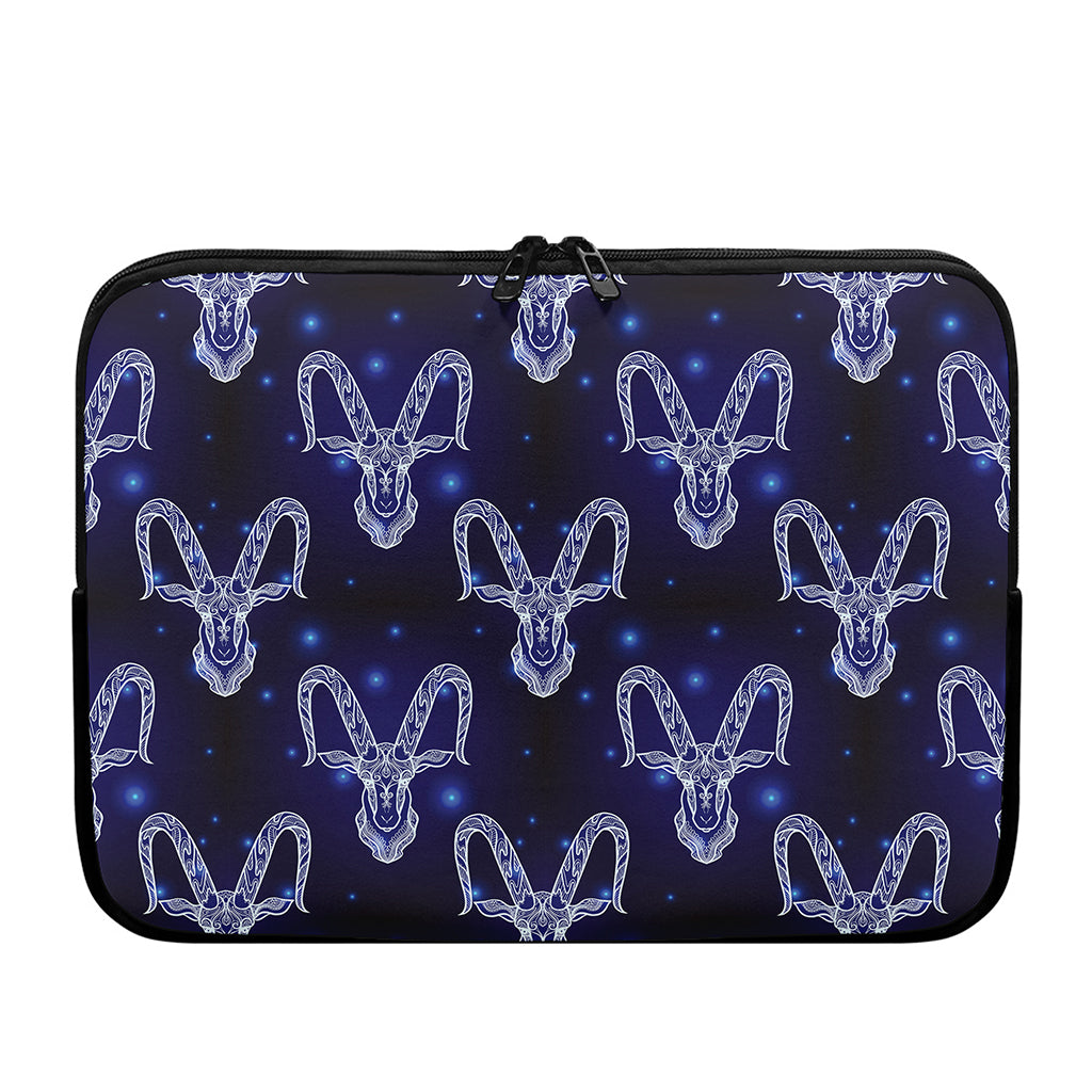 Astrology Capricorn Sign Print Laptop Sleeve