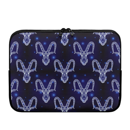 Astrology Capricorn Sign Print Laptop Sleeve