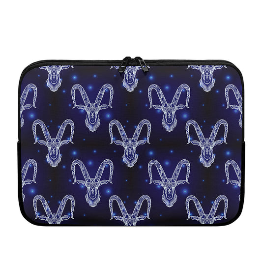 Astrology Capricorn Sign Print Laptop Sleeve