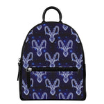 Astrology Capricorn Sign Print Leather Backpack