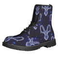 Astrology Capricorn Sign Print Lace-Up Boots