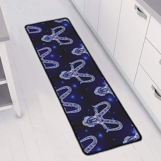 Astrology Capricorn Sign Print Long Kitchen Mat