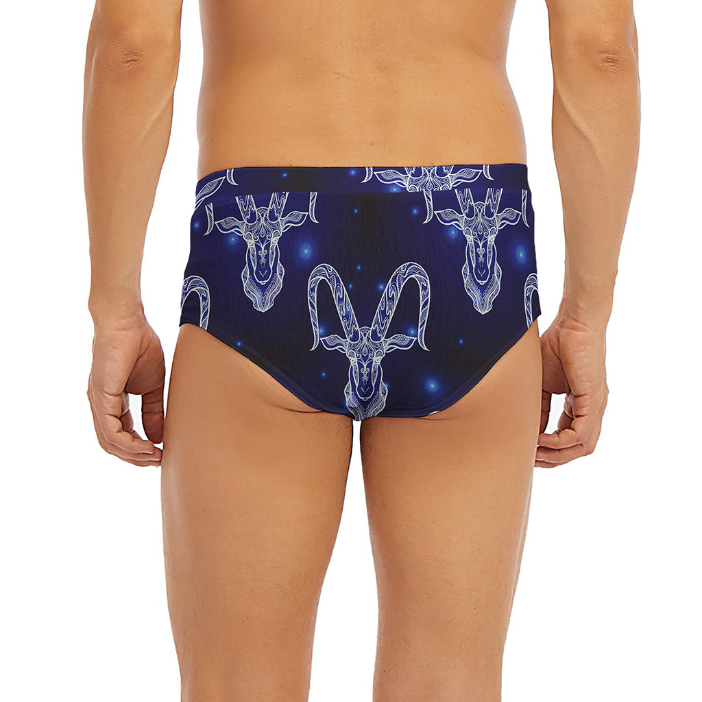 Astrology Capricorn Sign Print Men's Briefs