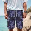 Astrology Capricorn Sign Print Men's Cargo Shorts