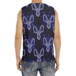 Astrology Capricorn Sign Print Men's Fitness Tank Top
