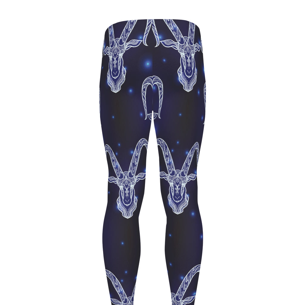 Astrology Capricorn Sign Print Men's leggings