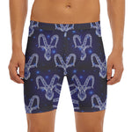 Astrology Capricorn Sign Print Men's Long Boxer Briefs