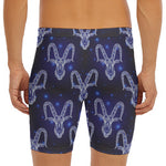 Astrology Capricorn Sign Print Men's Long Boxer Briefs