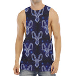 Astrology Capricorn Sign Print Men's Muscle Tank Top