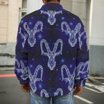 Astrology Capricorn Sign Print Men's Shirt Jacket