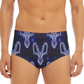 Astrology Capricorn Sign Print Men's Triangle Swim Briefs