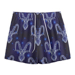 Astrology Capricorn Sign Print Mesh Shorts
