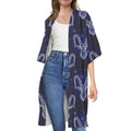 Astrology Capricorn Sign Print Open Front Beach Cover Up