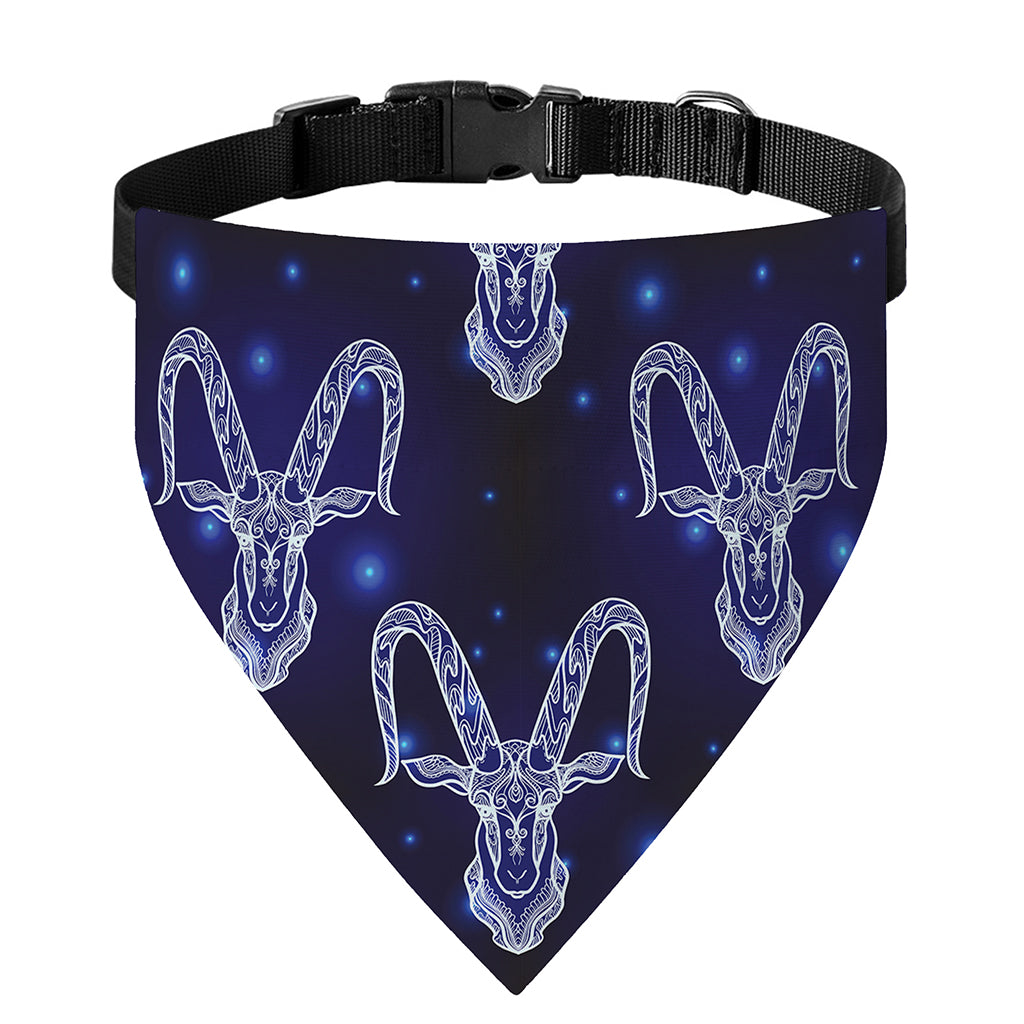 Astrology Capricorn Sign Print Over The Collar Dog Bandana