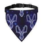 Astrology Capricorn Sign Print Over The Collar Dog Bandana
