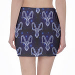 Astrology Capricorn Sign Print Pencil Mini Skirt