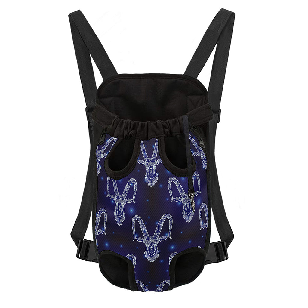 Astrology Capricorn Sign Print Pet Carrier Backpack