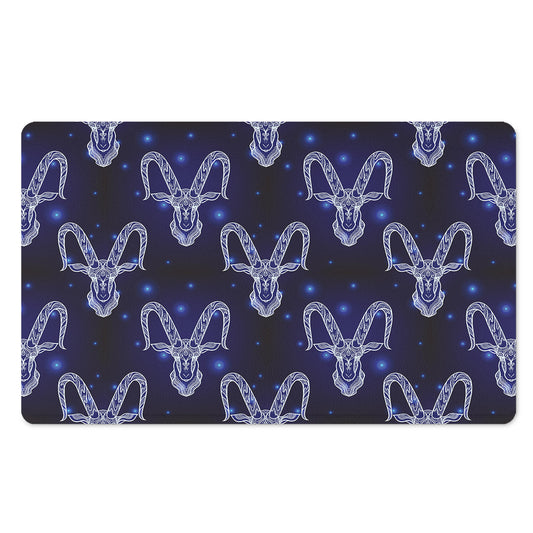 Astrology Capricorn Sign Print Polyester Doormat
