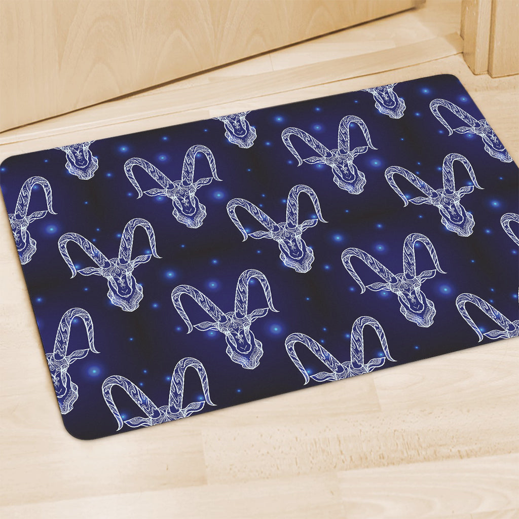 Astrology Capricorn Sign Print Polyester Doormat
