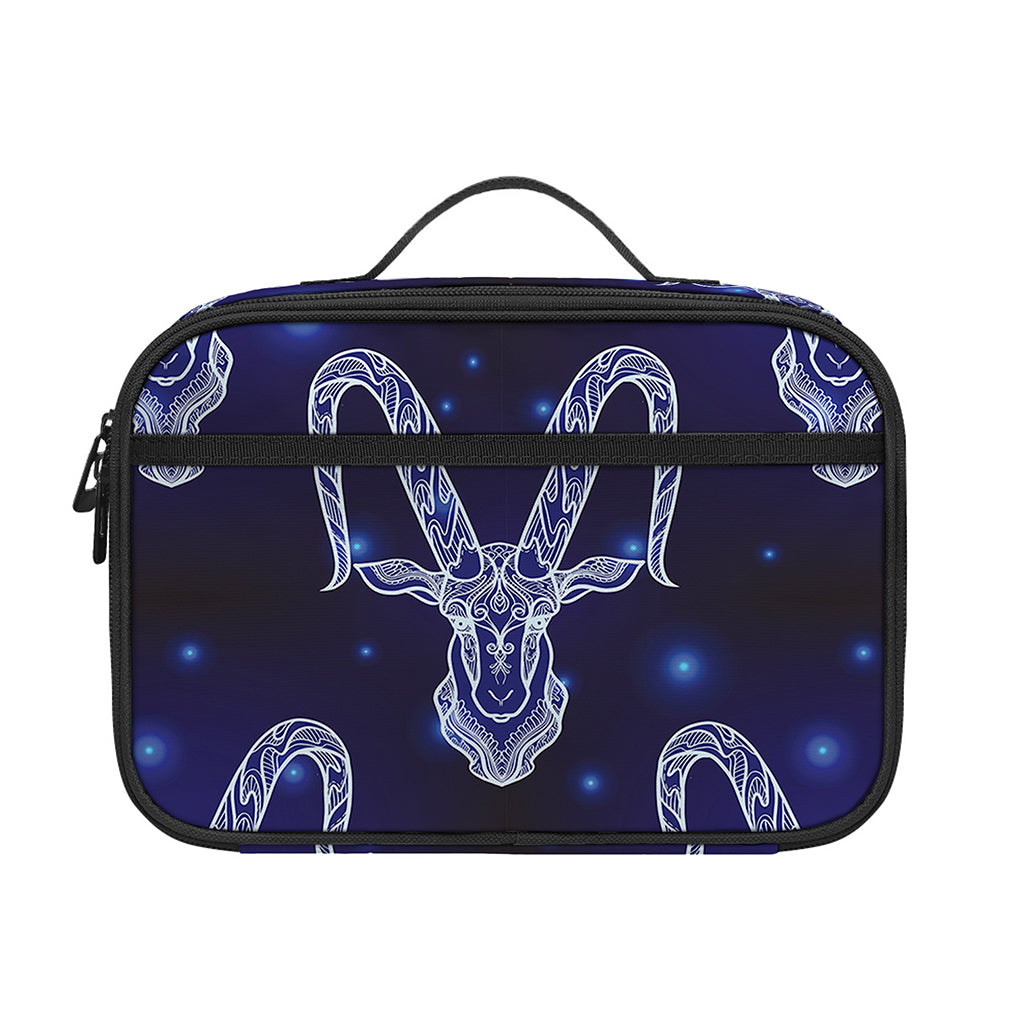 Astrology Capricorn Sign Print Portable Lunch Bag