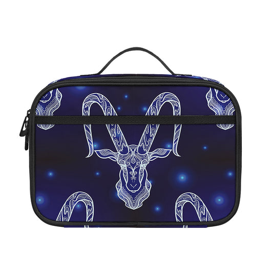 Astrology Capricorn Sign Print Portable Lunch Bag
