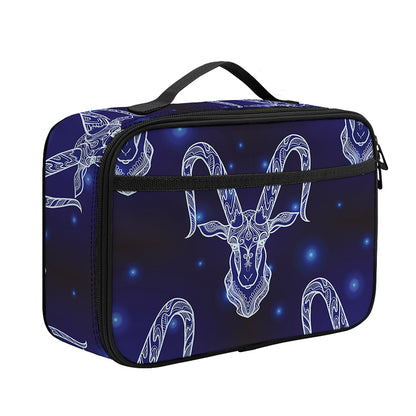 Astrology Capricorn Sign Print Portable Lunch Bag