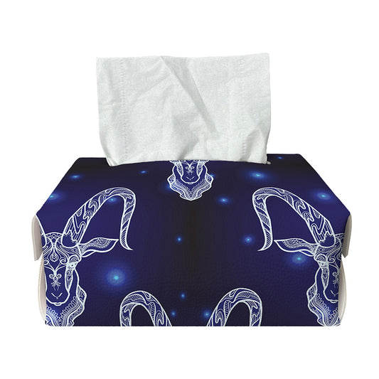 Astrology Capricorn Sign Print Rectangle Tissue Box Cover
