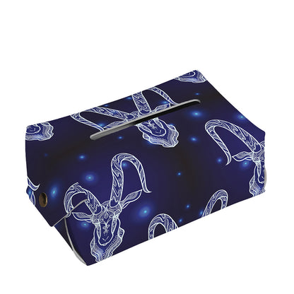 Astrology Capricorn Sign Print Rectangle Tissue Box Cover