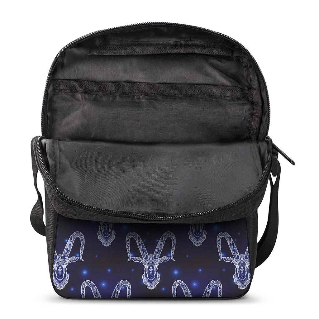 Astrology Capricorn Sign Print Rectangular Crossbody Bag