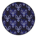 Astrology Capricorn Sign Print Round Floor Mat