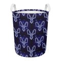 Astrology Capricorn Sign Print Round Laundry Basket