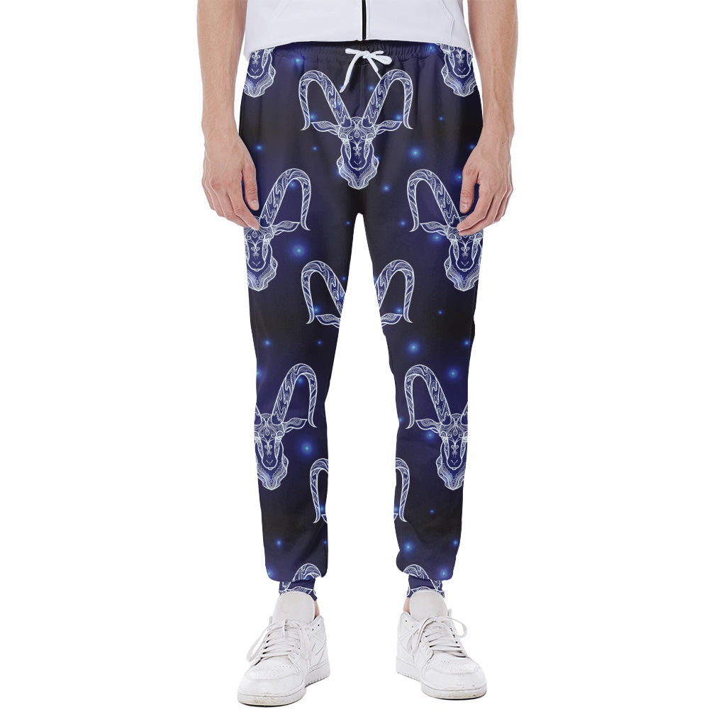 Astrology Capricorn Sign Print Scuba Joggers