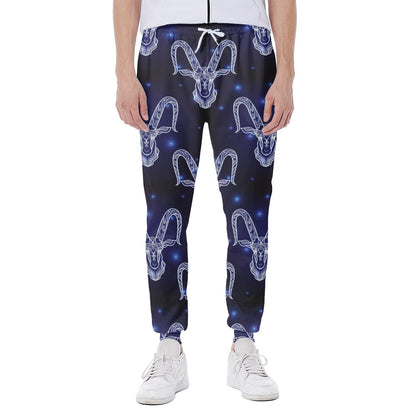 Astrology Capricorn Sign Print Scuba Joggers