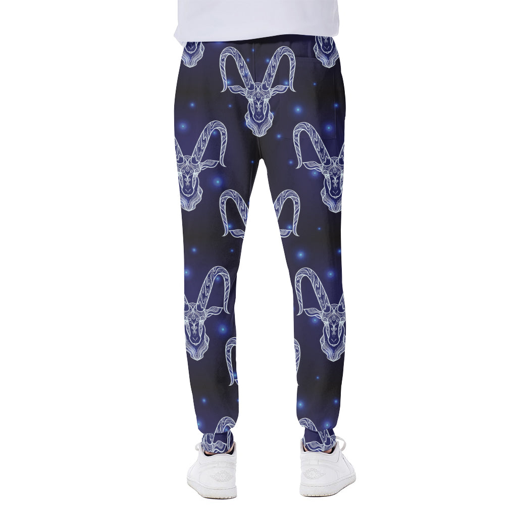 Astrology Capricorn Sign Print Scuba Joggers