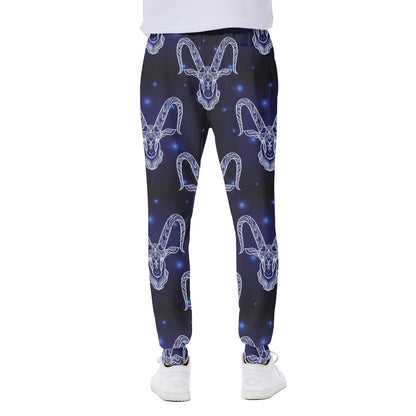 Astrology Capricorn Sign Print Scuba Joggers
