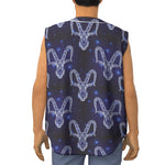 Astrology Capricorn Sign Print Sleeveless Baseball Jersey