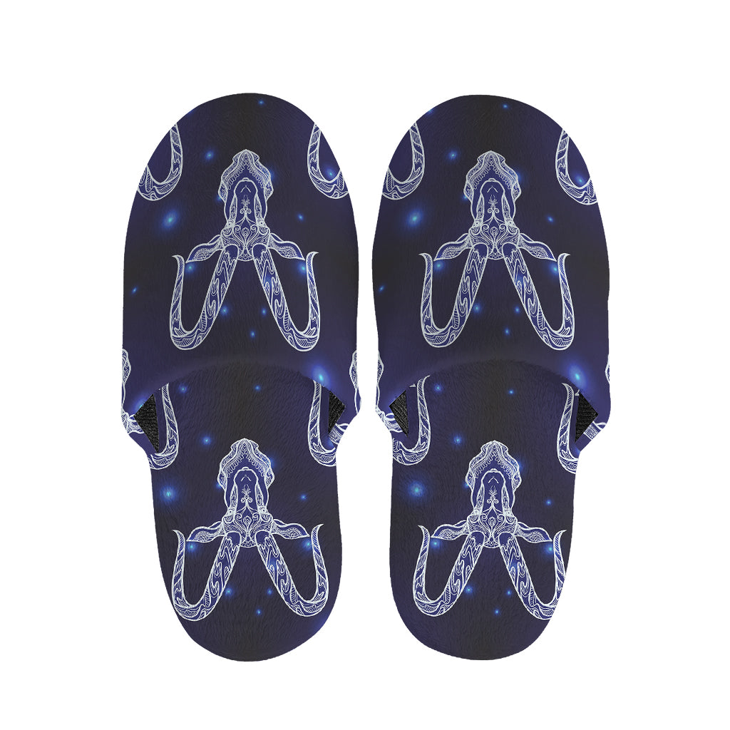 Astrology Capricorn Sign Print Slippers