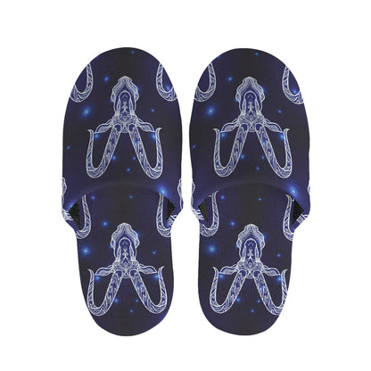 Astrology Capricorn Sign Print Slippers