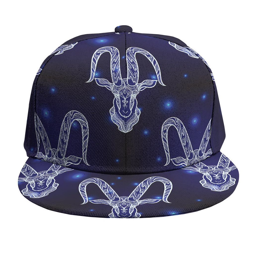 Astrology Capricorn Sign Print Snapback Cap
