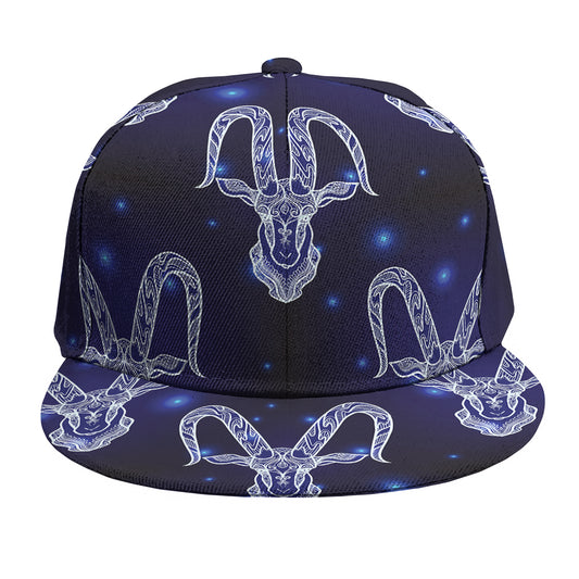 Astrology Capricorn Sign Print Snapback Cap