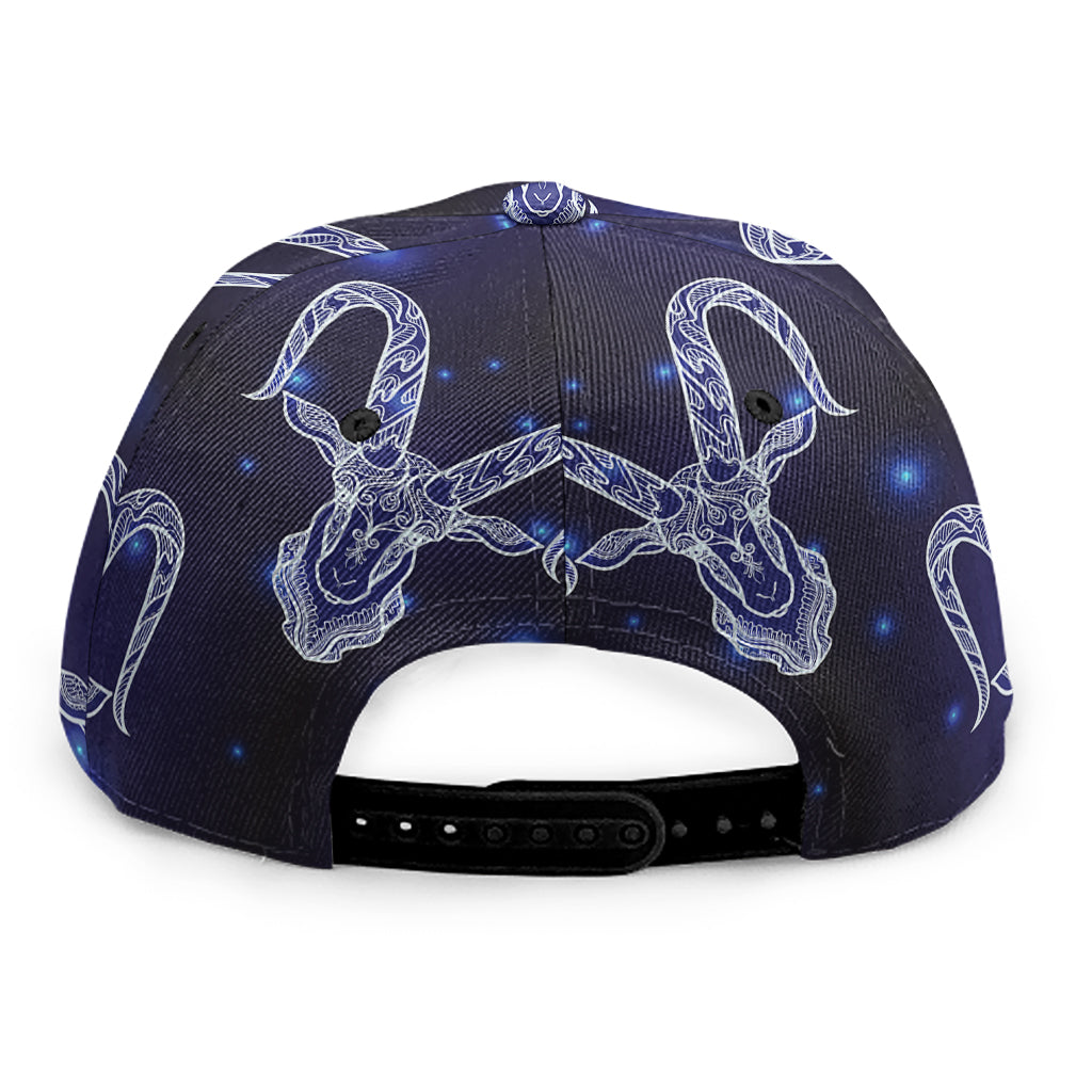 Astrology Capricorn Sign Print Snapback Cap