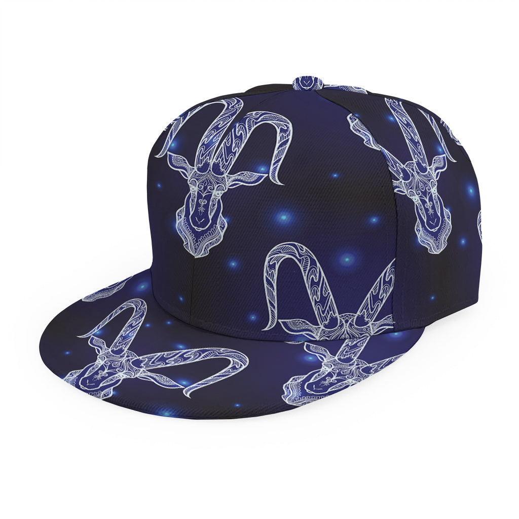 Astrology Capricorn Sign Print Snapback Cap